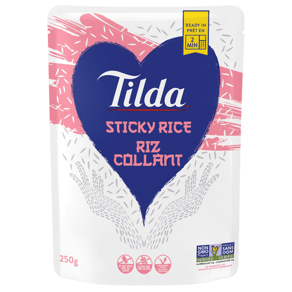 riz collant Tilda pret à chauffer