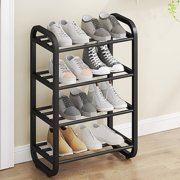 TopLLC Shoe Rack Organizer Shoe Rack Dormitory Home Doorway Storage Artifact Multi Layer Fast Assembly Easy Shoe Rack Stainless steel Shoe Rack