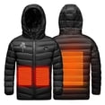 thumbnail image 4 of LOVZFMLL Jackets for Girls USB Intelligent Constant Temperature Heated Windproof Plus Size Coat For Kids Winter 3 Heated Jacket Coat 6-7 Years, 4 of 7