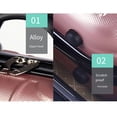 thumbnail image 3 of Maoww Makeup Storage Organizer Travel ABS Toiletry Suitcase Box Mini Boarding Luggage Cosmetic Case Large Capacity Bag Rose red, 3 of 6