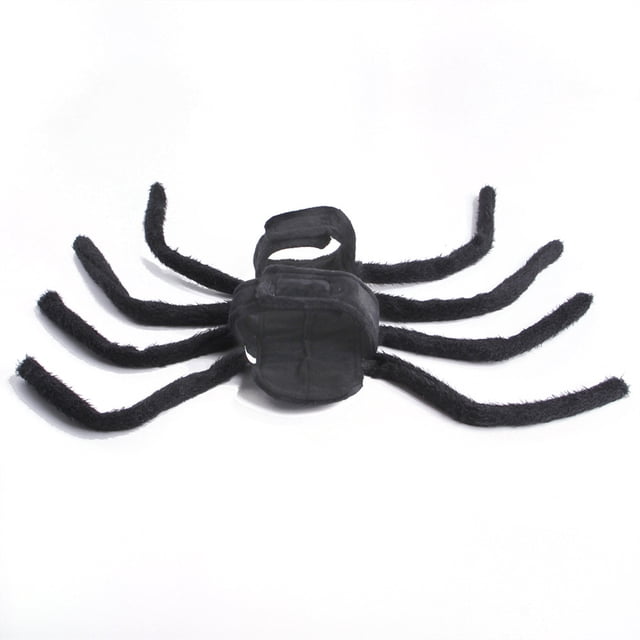 Dog Halloween Costume Spider Chest Back Design For Small Dogs With Adjustable Buckle Closure And 3 mm Wool Material