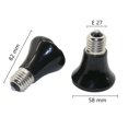 thumbnail image 4 of Lefu 25-75W Pet Reptile Breed Ceramic Heat Emitter Heater Light Brooder Lamp Bulb, 4 of 10