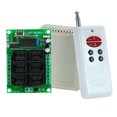 thumbnail image 1 of 433Mhz DC 12V 6 Channel Universal 10A Relay Wireless RF Remote Control Switch Receiver Module and 1PCS 6-Key RF 433 Mhz Transmitter Fixed Code (2262 Chip) Remote Control Smart Home Automation, 1 of 8