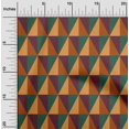 thumbnail image 2 of oneOone Viscose Chiffon Orange Fabric Geometric Craft Projects Decor Fabric Printed By The Yard 42 Inch Wide, 2 of 4