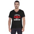 thumbnail image 1 of Inkmeso Mens Gradution Tee Shirt Proud Dad Of A Senior€ Graphic Print Tshirt For Daddy Gift, 1 of 7
