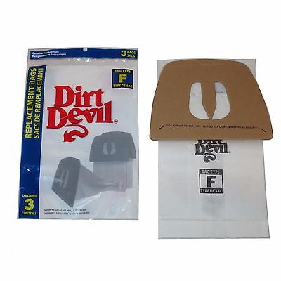 Genuine Royal Dirt Devil Type F Vacuum Cleaner Bags Style 3-200147-001 Vac OEM [54 Bags]