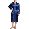 thumbnail image 1 of Mefallenssiah Mens Robe Winter Loose Fallow Couples Bathrobe Long Nightgown Nightgown, 1 of 1