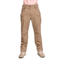 thumbnail image 1 of Penkiiy Pantalon de Randonnée Homme Liquidation Pantalon Homme Couleur Unie Multi-Poches Salopettes Lavées Pantalon Décontracté d'Extérieur Pantalon Brun, 1 of 7