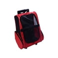 thumbnail image 1 of PawHut Sac de Transport pour Animaux, Boîte à Bagages pour Chat et Chien, Caisse à Roulettes avec Support Amovible, Rouge, 1 of 10