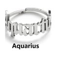 thumbnail image 1 of EGNMCR Rings Twelve English Letter Opening Stainless Steel stud earring, 1 of 2