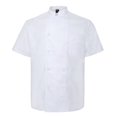 thumbnail image 1 of TOPTIE Manteau de Chef Unisexe à Manches Courtes, Blanc, 1 of 8