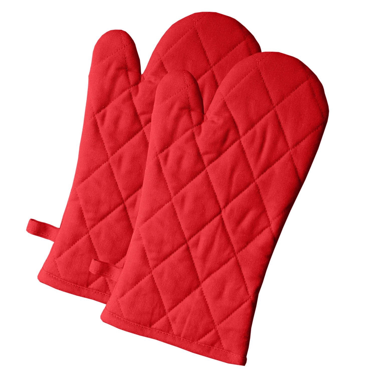 Ensemble de 2 mitaines de four en coton Fabstyles Solo