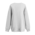 thumbnail image 5 of Breezora Chandail à Capuchon à Poche Surdimensionné pour Femmes, Col Rond, Chandail Décontracté Confortable, Taille P, Gris, 5 of 5
