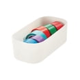 thumbnail image 3 of iDesign Coconut Eco BPA-Free Recycled Plastic Compact Drawer Organizer Bin - 3.6" x 7.2" x 2.4", 3 of 4