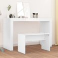 thumbnail image 1 of vidaXL Dressing Stool White 70x35x45 cm Engineered Wood, 1 of 4