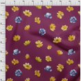 thumbnail image 3 of oneOone Polyester Lycra Fabric Flower Watercolor Print Fabric BTY 56 Inch Wide, 3 of 4