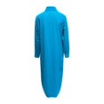 thumbnail image 5 of Kcodviy Robe Chemise Unie pour Femme Robe de Plage Grande Taille Jupe Longue Décontractée Longue Robe Midi à Rayures Robe Cardigan à Manches, 5 of 5