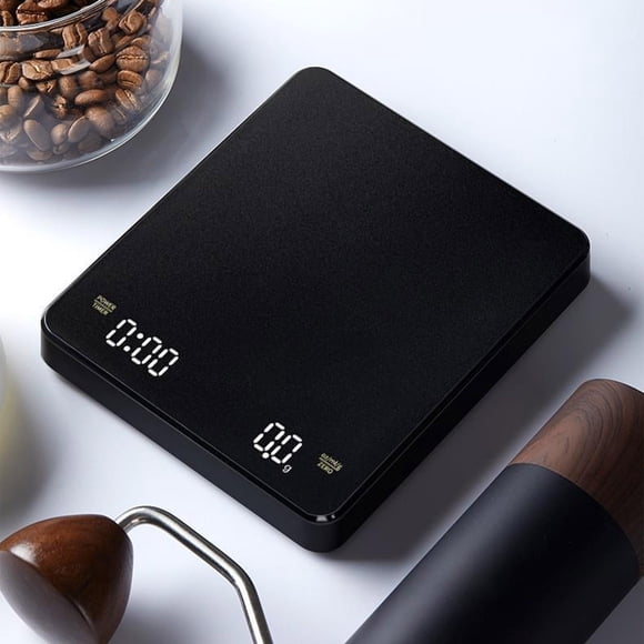 Dvkptbk Electronic Scale Coffee Electronic Scale with Timing Manual Flushing Intelligent Kitchen Scale Electronic Scale Gram Scale Food Scale Scales