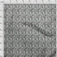 thumbnail image 4 of oneOone Silk Tabby Gray Fabric Abstract Bird Sewing Material Print Fabric By The Yard 42 Inch Wide, 4 of 4