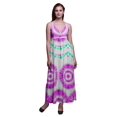 thumbnail image 1 of Bimba Robe Longue d'Été Sans Manches Teinture sur Nœuds pour Femme, Imprimé Teinture sur Nœuds, Décontractée, Maxi, Plage - Xxx-Grand, 1 of 5