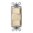 thumbnail image 1 of Decora 01754-0IS Leviton Interrupteur Double Combinaison Ivoire, 1 of 2