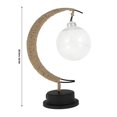 thumbnail image 2 of The Enchanted Lunar Lamp USB/Battery Powered LED Moon Lamp Hanging with Stand Crescent Moon Ball Light, 2 of 8