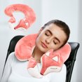 thumbnail image 4 of Roiihwy Cartoon Animal Neck Pillow Airplane, Soft U Shaped Neck Travel Pillows for Airplanes, Train, Car, Office, Contoured Eye Masks for Kids and Adults, 4 of 5
