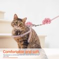thumbnail image 4 of Shisuyan Adjustable Cat Harness Soft Cotton for Pet Leash Pink 1Pcs, 4 of 8