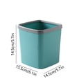 thumbnail image 3 of Kitchen Trash Can,Office Desk Accessories Mini Trash Can Miniature Plastic Trash Can Pressure Ring Countertop Trash Can for Bathroom Office Kitchen Desk Coffee Table Bathroom Trash Can, 3 of 6