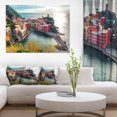 thumbnail image 1 of Vernazza Vue Aérienne de la Baie - Grande Impression sur Toile, 1 of 3
