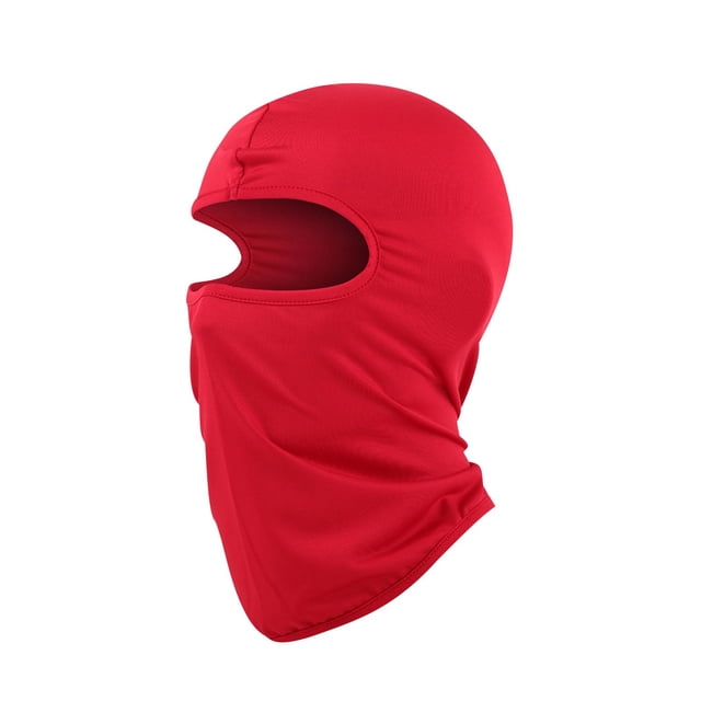 Penkiiy Kids Balaclava,Winter Children's Cycling Face Mask Cold And Windproof Outdoor Bicycle And Motorcycle Protection Skiing Face Mask Red