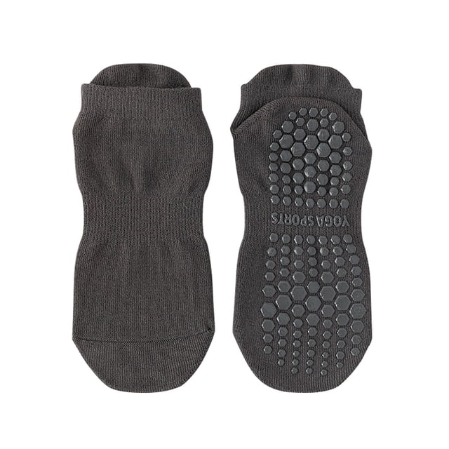 Non Slip Socks Women's Comfortable Breathable Non Slip Short Yoga Socks with Adhesive Dots