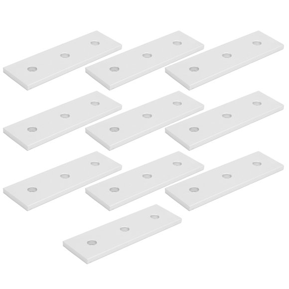 Mending Joining Plates, Heavy Duty Aluminum Flat Connecting Plates for Straight Lengthening Connection, for Fencing, Timber Repairs and More