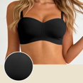 thumbnail image 2 of Comfortable Transparent Shoulder Strap Backless Spongeless Bra with Convertible Straps for Everyday Wear, 2 of 5