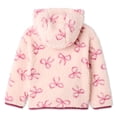 thumbnail image 2 of George Toddler Girls' Full Zip Teddy Fleece Jacket, 2 of 2