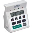 thumbnail image 1 of FMP Digital 4 Channel Commercial Kitchen Countdown Timer, Water Resistant, 7-inch Height, White, 1 of 7