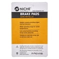 thumbnail image 2 of Niche Rear Brake Pad for Suzuki GSXR600 Semi-Metallic Motorcycle 4 Pack 519-KPA2302D, 2 of 5
