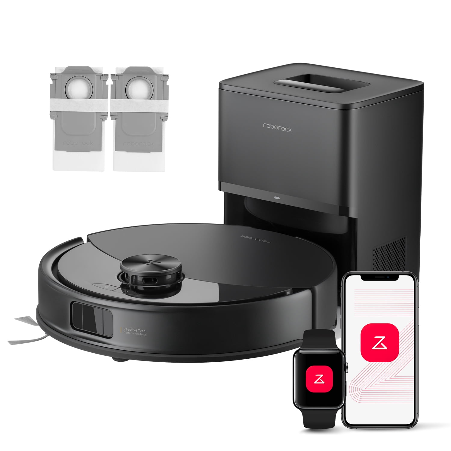 Roborock Q10 S5+ Robot Vacuum Cleaner & Mop with Self-Empty Dock | 10,000 Pa Suction | Pet Hair, Carpet & Hard Floor