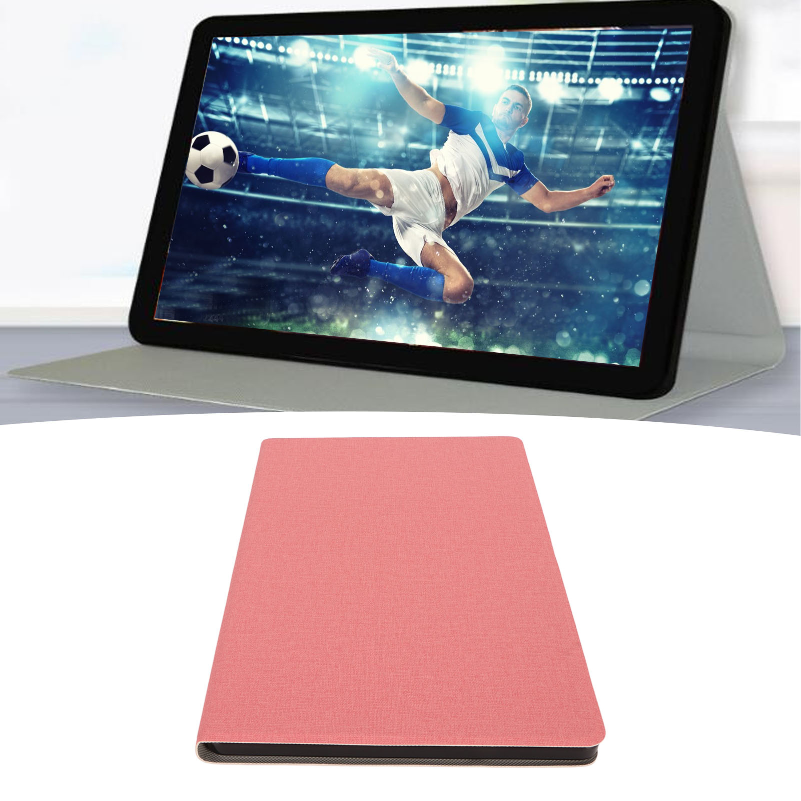 Protective Case, Anti Impact PU Tablet Case Multi Angle Adjustable  for Tab 11 SE Tablet Pink