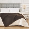 thumbnail image 3 of Mainstays Velvet Plush Throw,size 50X60",Solid Brown Color., 3 of 5