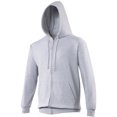 thumbnail image 3 of Awdis Plain Mens Hooded Full Zip Hoodie / Zoodie, 3 of 3