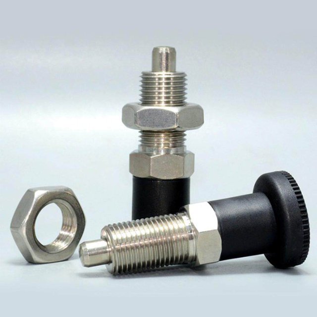 Bouton en Acier Inoxydable Piston d'Indexage Piston d'Indexage Ressort de Piston Goupille de Verrouillage SXYKN16L M16 L