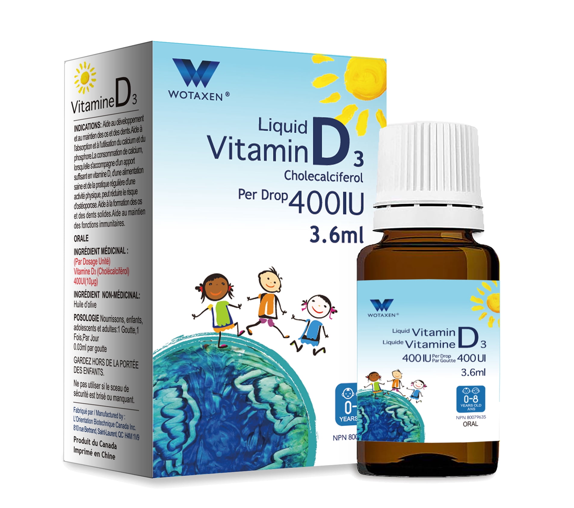 WOTAXEN Liquid Vitamin D3