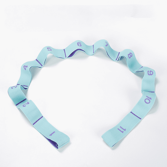 YSTINNG Stretching Straps Hamstring Stretcher Device Elastic Exercise Band Yoga mat Carrying Straps Leg Stretching Strap A311-001
