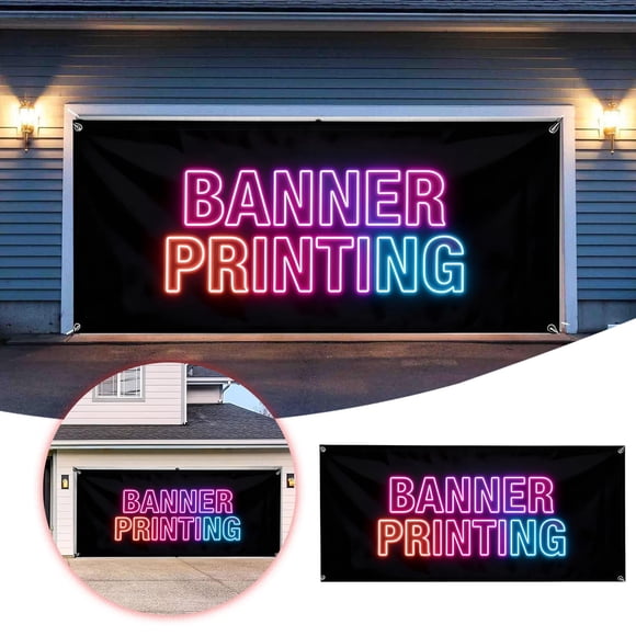 Oliegs Blanket DIY Garage Banner 15.7x6.8FT You Can Customize The Garage Banner Or You Can Customize Your Own Garage Banner According To Your Favorite Patterns.