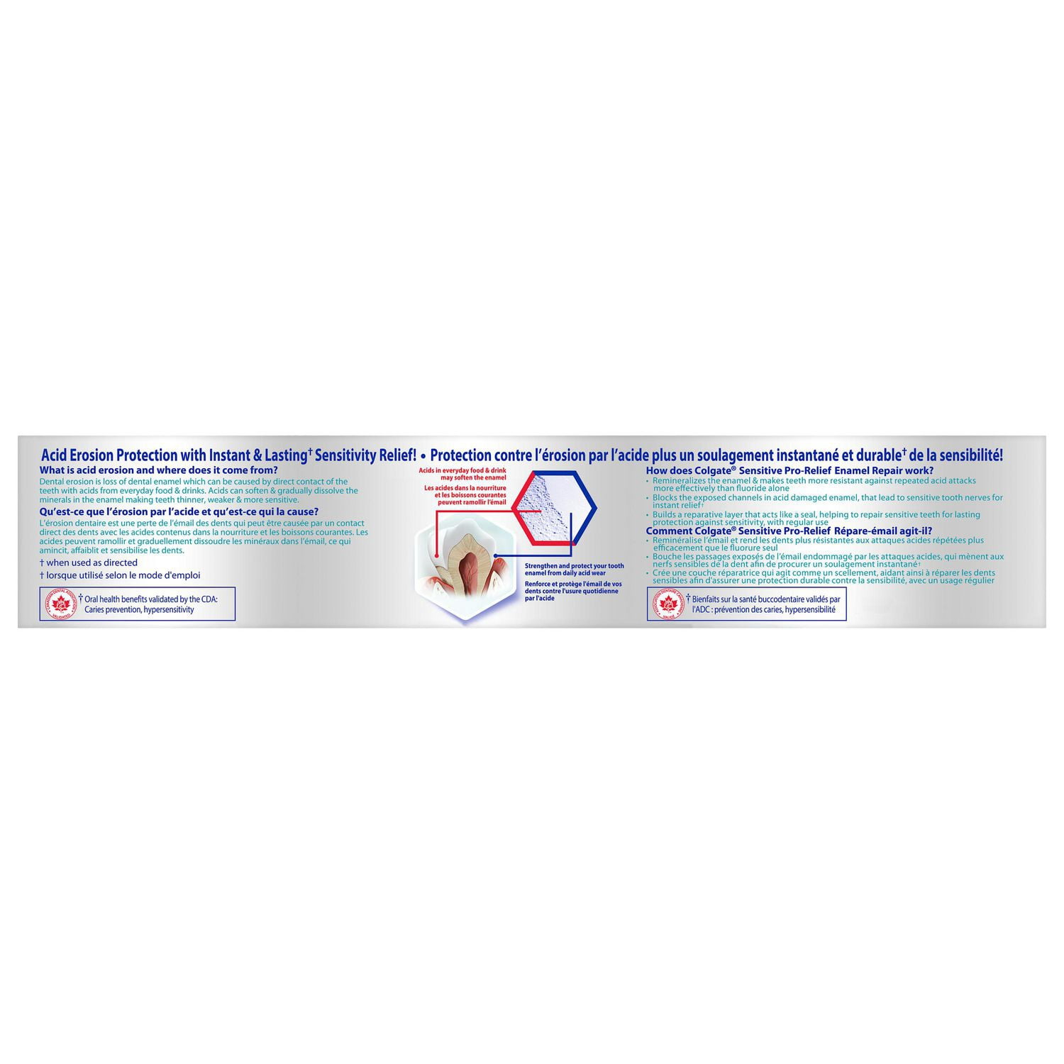 Colgate Sensitive Pro-Relief Dentifrice Répare-Émail