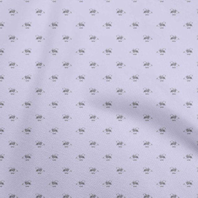 oneOone Rayon Pastel Purple Fabric Retro Bear Craft Projects Decor Fabric Printed By The Yard 56 Inch Wide