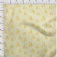 thumbnail image 3 of oneOone Silk Tabby Fabric Branch & Owl Block Printed Fabric 1 Yard 42 Inch Wide, 3 of 4