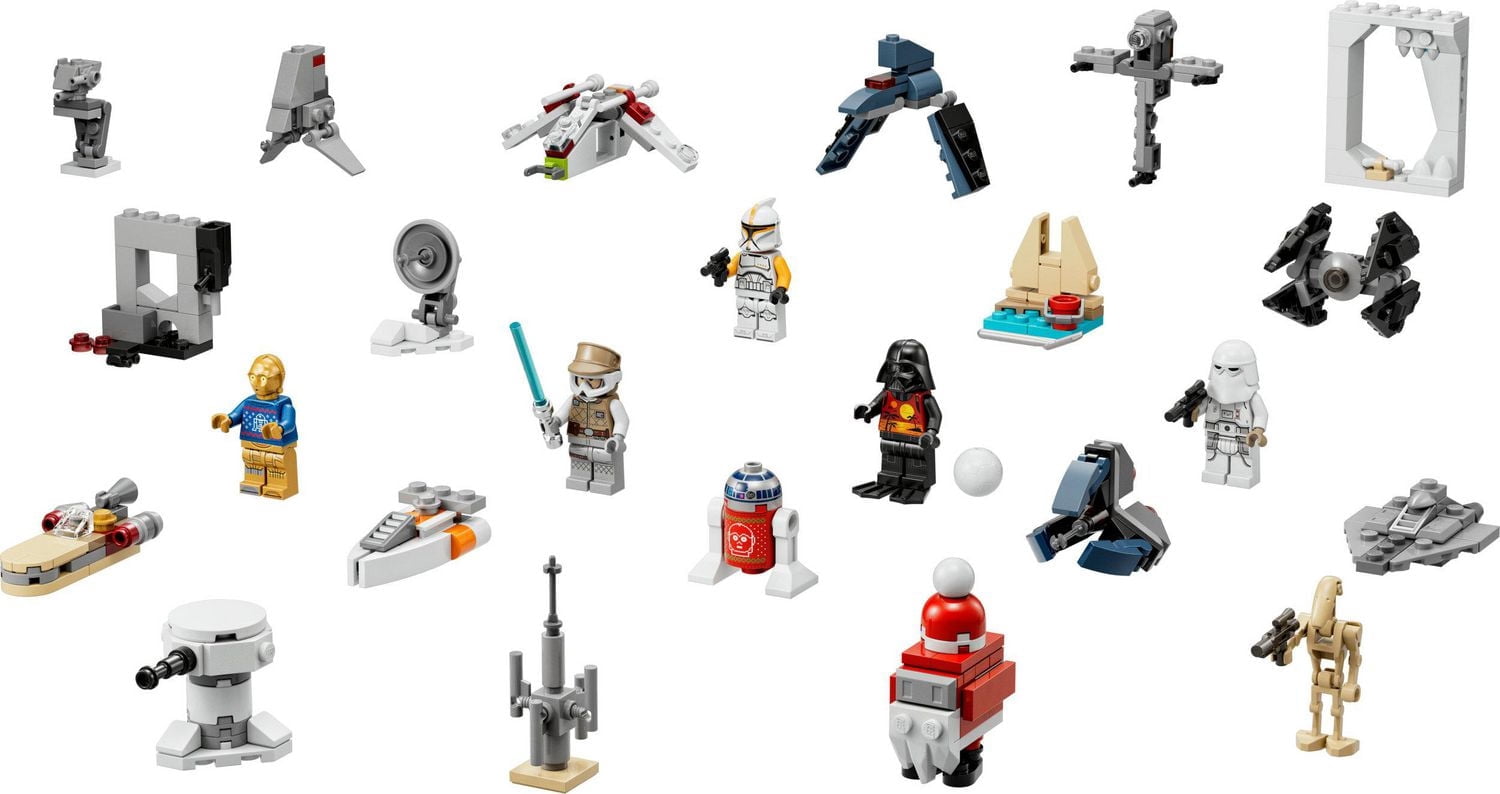 LEGO Star Wars LEGO® Star Wars Le calendrier de l’Avent 75340 Ensemble de construction (329 pièces)