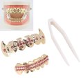 thumbnail image 4 of Decoration Gold Teeth Brace Set Metal Teeth Decoration Jewelry for  Party Hip Hop Show, 4 of 7